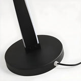 Black Modern Twist Metal Floor Lamp with Foot Switch Image - 10