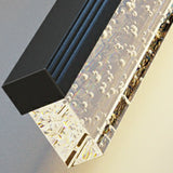 Black Modish Rectangular Aluminum Bathroom Vanity Light Image - 15