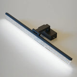 Black Modish Rectangular Aluminum Bathroom Vanity Light Image - 4