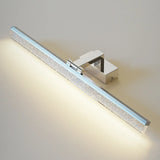 Black Modish Rectangular Aluminum Bathroom Vanity Light Image - 6