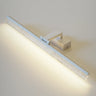 Black Modish Rectangular Aluminum Bathroom Vanity Light Image - 9