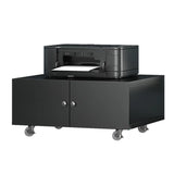 Black Rectangular Steel Mobile Short Filing Cabinet Image - 7