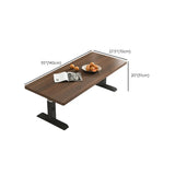 Black Rectangular Wooden Top Lift Top Coffee Table Image - 15