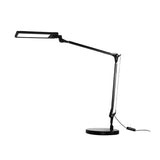 Black Simple Adjustable Arm Metal LED Office Table Lamp Image - 5