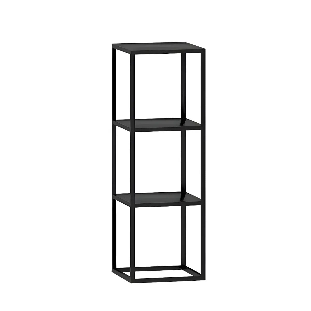 Black Square Living Room Decor Metal Base Plant Stand Image - 8