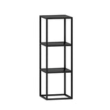 Black Square Living Room Decor Metal Base Plant Stand Image - 8