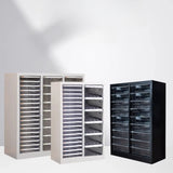 Black Steel Fire Resistant Storage Filing Cabinets Image - 1