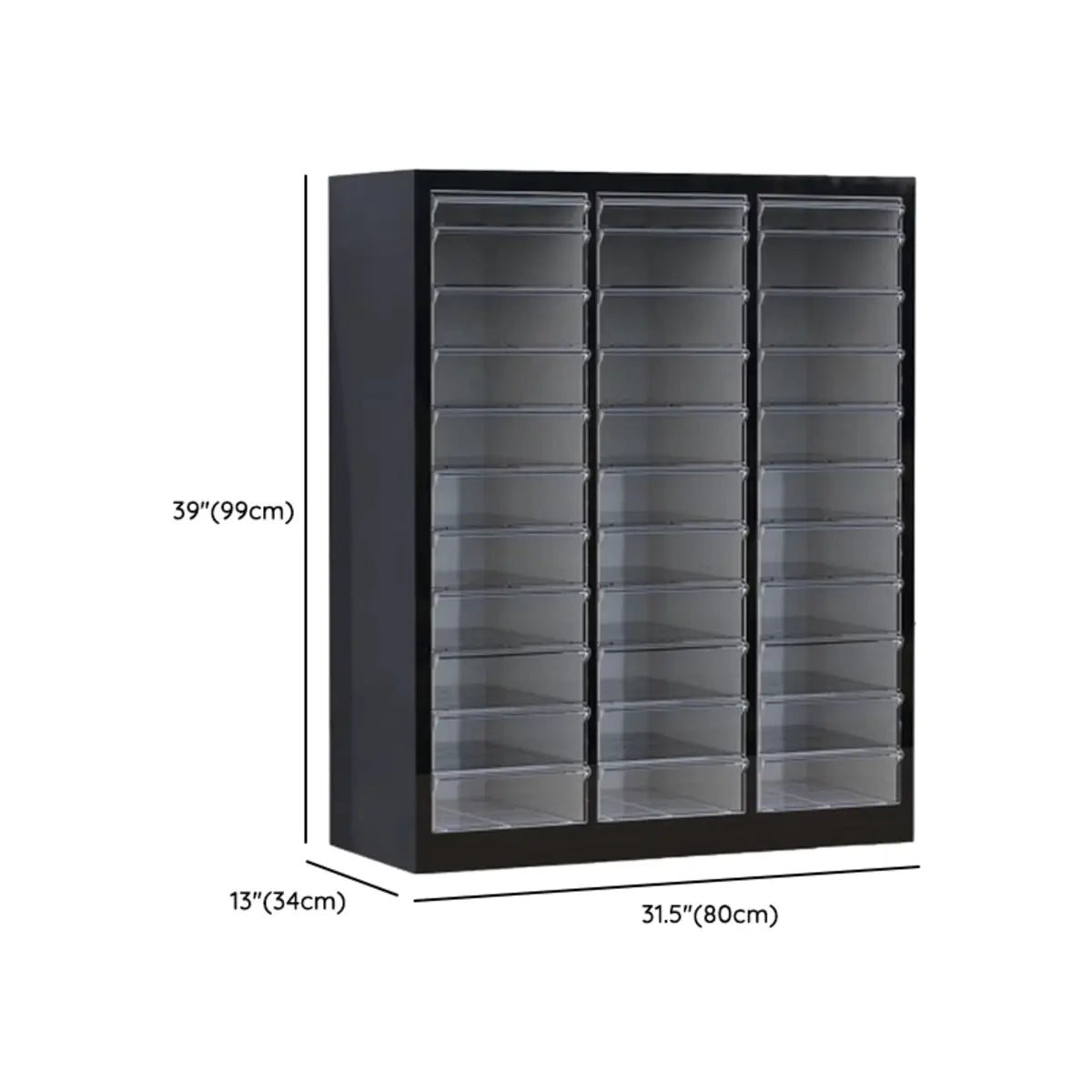 Black Steel Fire Resistant Storage Filing Cabinets Image - 57