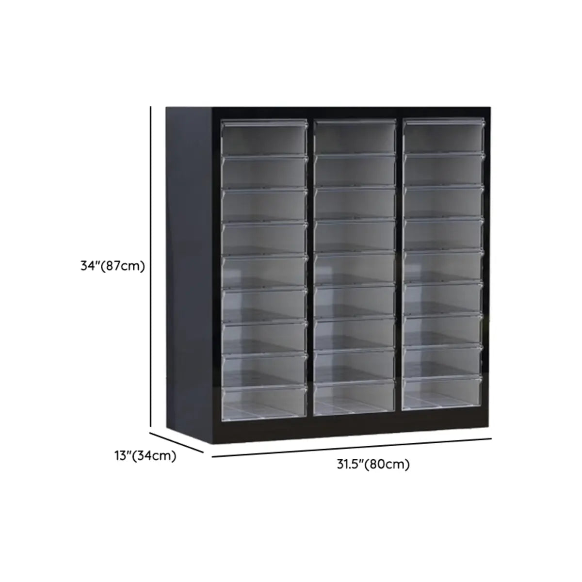 Black Steel Fire Resistant Storage Filing Cabinets Image - 58