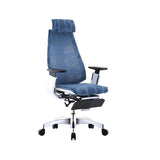 Black Swivel Wheels Ergonomic Mesh High-Back Office Chair Image - 20