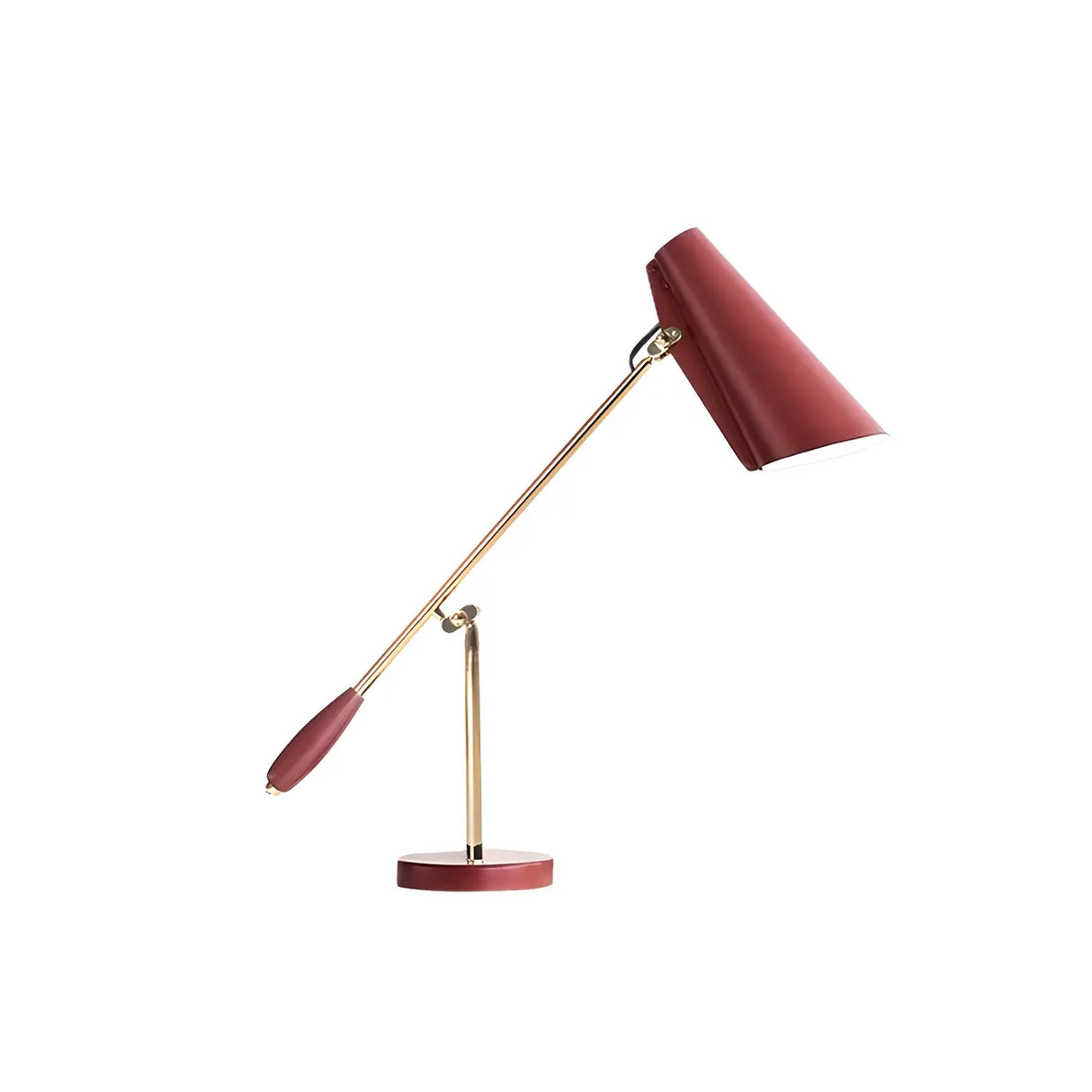 Black Unique Adjustable Aluminum Study Table Lamp Image - 7