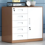 Black Vertical Locking Drawer Steel Filing Cabinet Image - 13