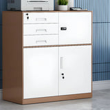 Black Vertical Locking Drawer Steel Filing Cabinet Image - 14