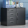 Black Vertical Locking Drawer Steel Filing Cabinet Image - 15