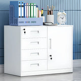 Black Vertical Locking Drawer Steel Filing Cabinet Image - 16