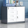 Black Vertical Locking Drawer Steel Filing Cabinet Image - 17