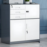 Black Vertical Locking Drawer Steel Filing Cabinet Image - 18