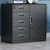 Black Vertical Locking Drawer Steel Filing Cabinet Image - 20