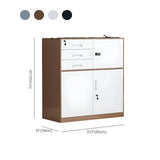 Black Vertical Locking Drawer Steel Filing Cabinet #size