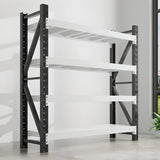 Blue 4-Tier Heavy-Duty Adjustable Shelving Garage Storage Image - 13