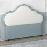 Blue Portman Cloud-Shaped Upholstered Queen Headboard Image - 3