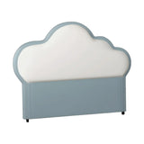 Blue Portman Cloud-Shaped Upholstered Queen Headboard Image - 5