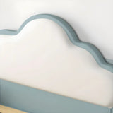 Blue Portman Cloud-Shaped Upholstered Queen Headboard Image - 6