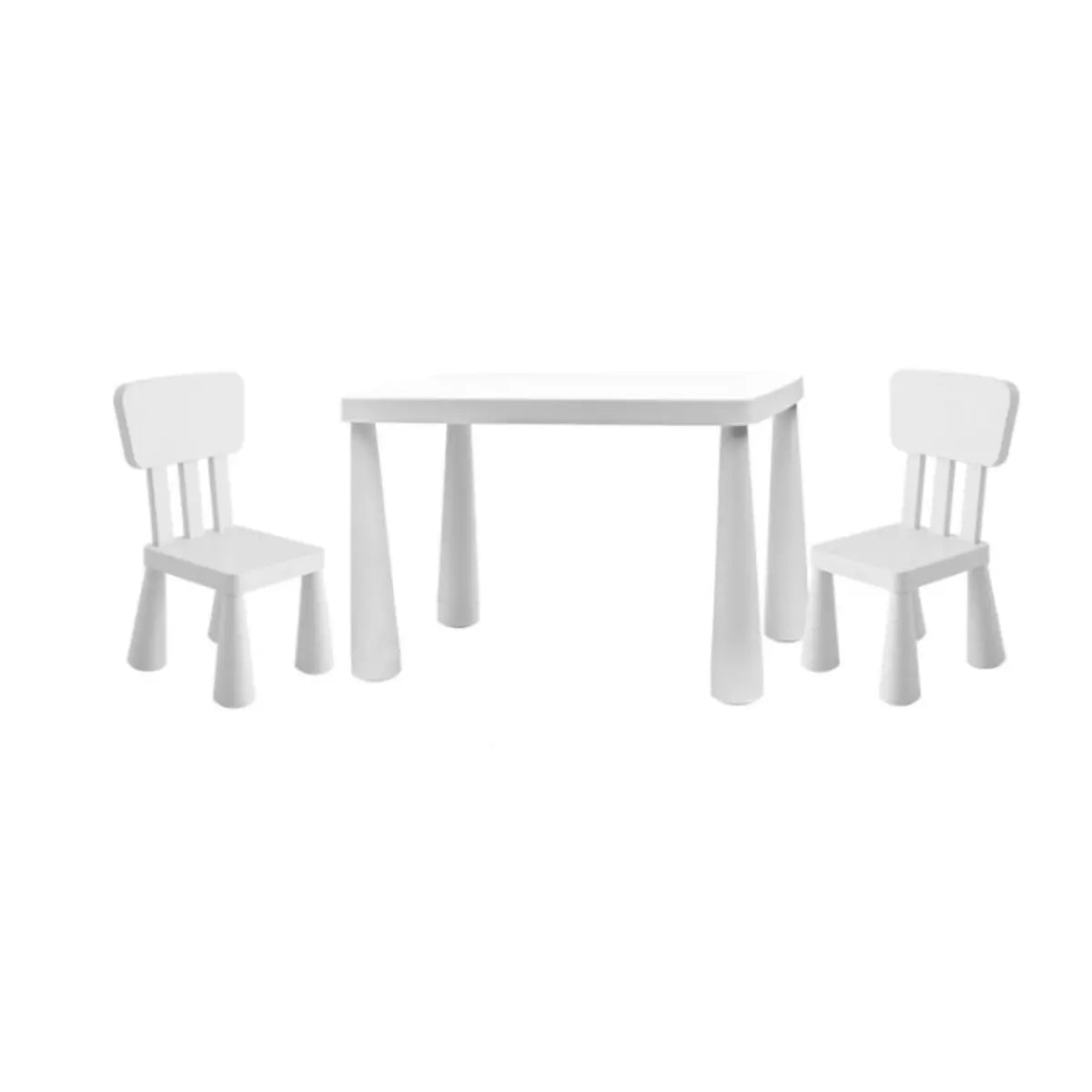 Blue Rectangular Waterproof Toddler Table Chair Set Image - 18