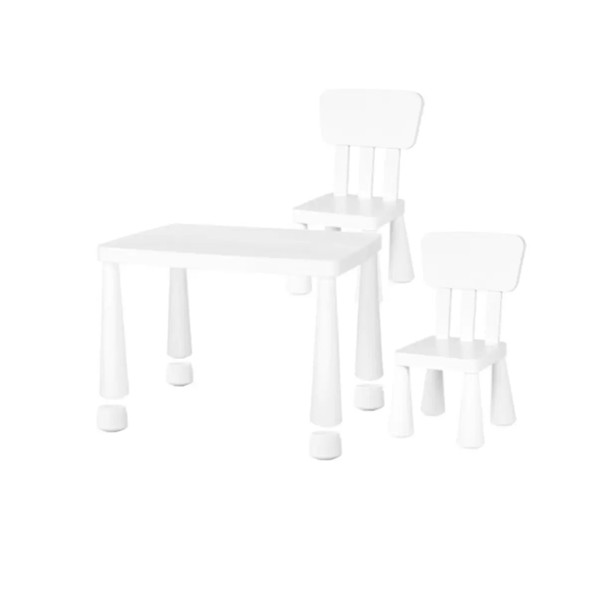 Blue Rectangular Waterproof Toddler Table Chair Set Image - 21