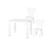 Blue Rectangular Waterproof Toddler Table Chair Set Image - 21