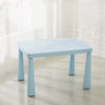 Blue Rectangular Waterproof Toddler Table Chair Set Image - 6