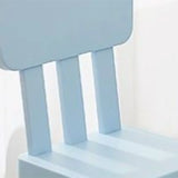 Blue Rectangular Waterproof Toddler Table Chair Set Image - 8