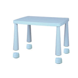 Blue Rectangular Waterproof Toddler Table Chair Set Image - 11