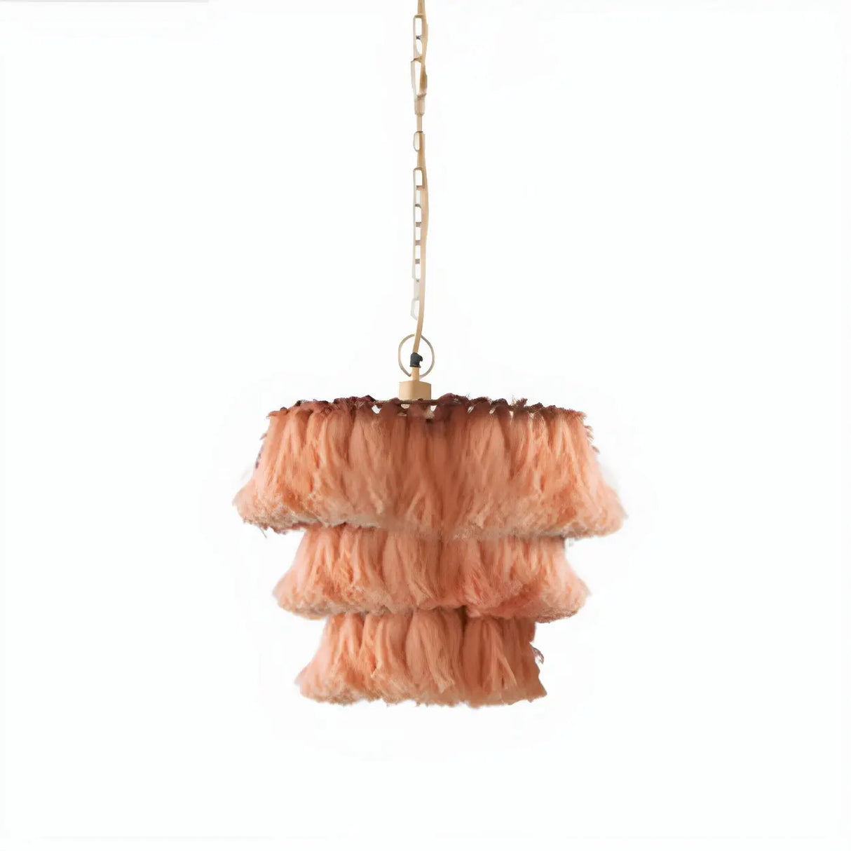 Bohemian Tiered Tassel Pendant Light Blue Chandelier Image - 7