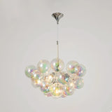 Bright Bubble Ball Dining Room Colorful Chandelier Image - 11