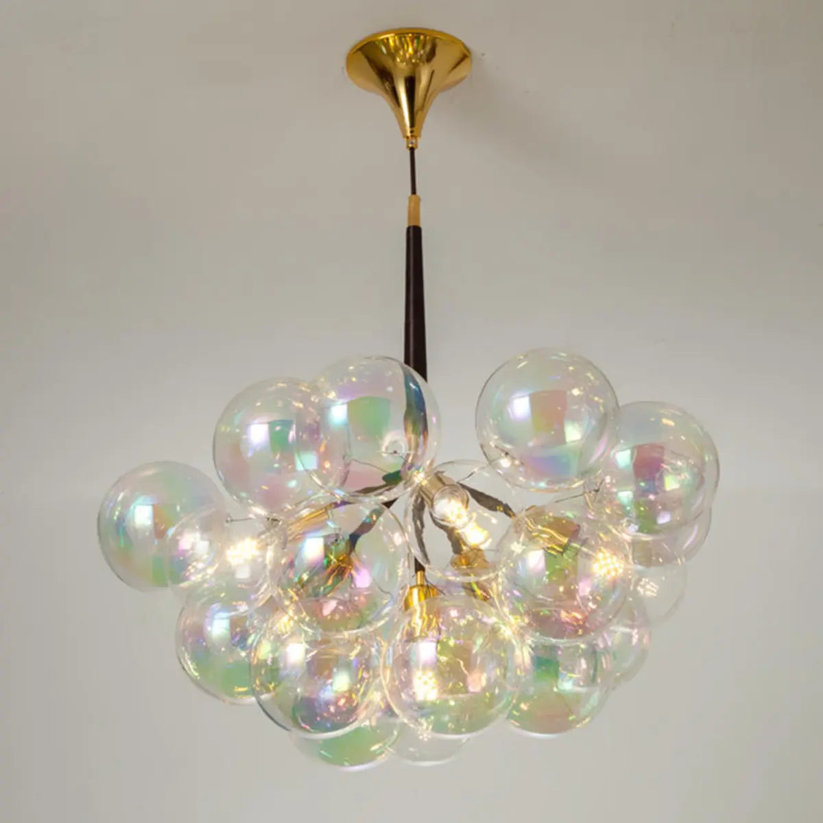 Bright Bubble Ball Dining Room Colorful Chandelier Image - 16