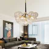 Bright Bubble Ball Dining Room Colorful Chandelier Image - 4