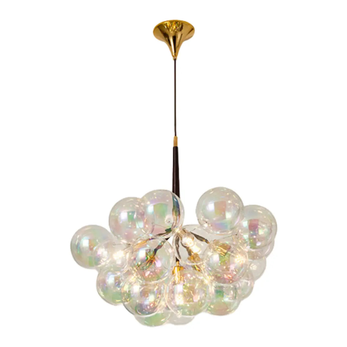 Bright Bubble Ball Dining Room Colorful Chandelier Image - 9