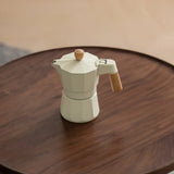 Brown Nested Round Wood Tray Top Cross Leg Coffee Table Image - 8