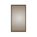 Brown Translucent Wood Single Panel Privacy Room Divider Image - 4