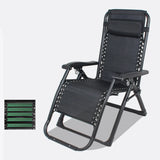 Brown Woven Metal Folding Adjustable Comfort Recliner Image - 19