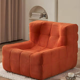 Caramel Corduroy Fixed Back Memory Foam Fill Side Chair Image - 3