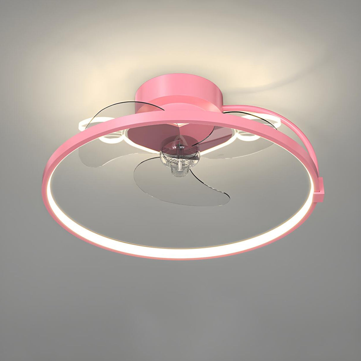 Cartoon Kids Room Drone LED Ceiling Fan with Light Image - 8