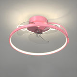 Cartoon Kids Room Drone LED Ceiling Fan with Light Image - 8