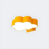 Cartoon Yellow Tree Small LED Flush Mount Ceiling Light Image - 3