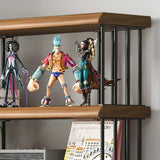 Casual Alloy 5-Shelf Open Back Organizer Bookshelf Image - 8