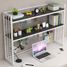 Casual Desktop Adjustable 3 Tiers Storage Bookshelf Image - 12