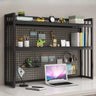 Casual Desktop Adjustable 3 Tiers Storage Bookshelf Image - 9