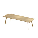 Casual Large Wood Rectangular 8-Person Conference Desk Image - 5