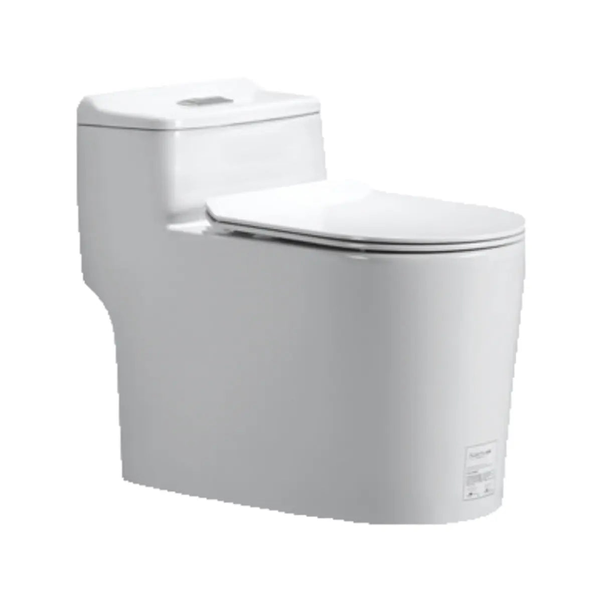 Ceramic White Floor Mounted Siphon Jet Elongated Toilet Image - 10